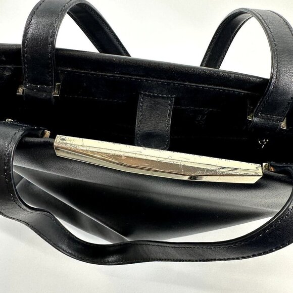 Kate Spade Leather Lenora Camden Way Black Tote Bag - Picture 9 of 13